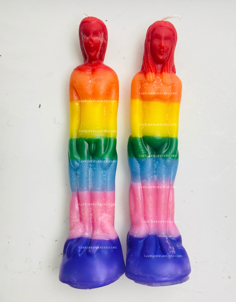 7 Color Figure Candles