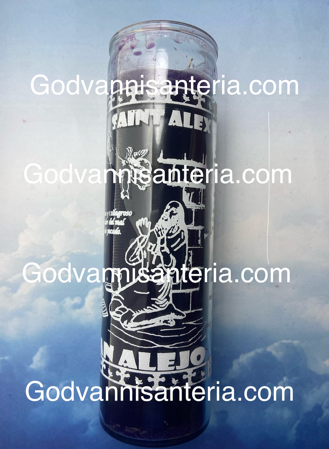 Saint Alex Candles/Velas San Alejo