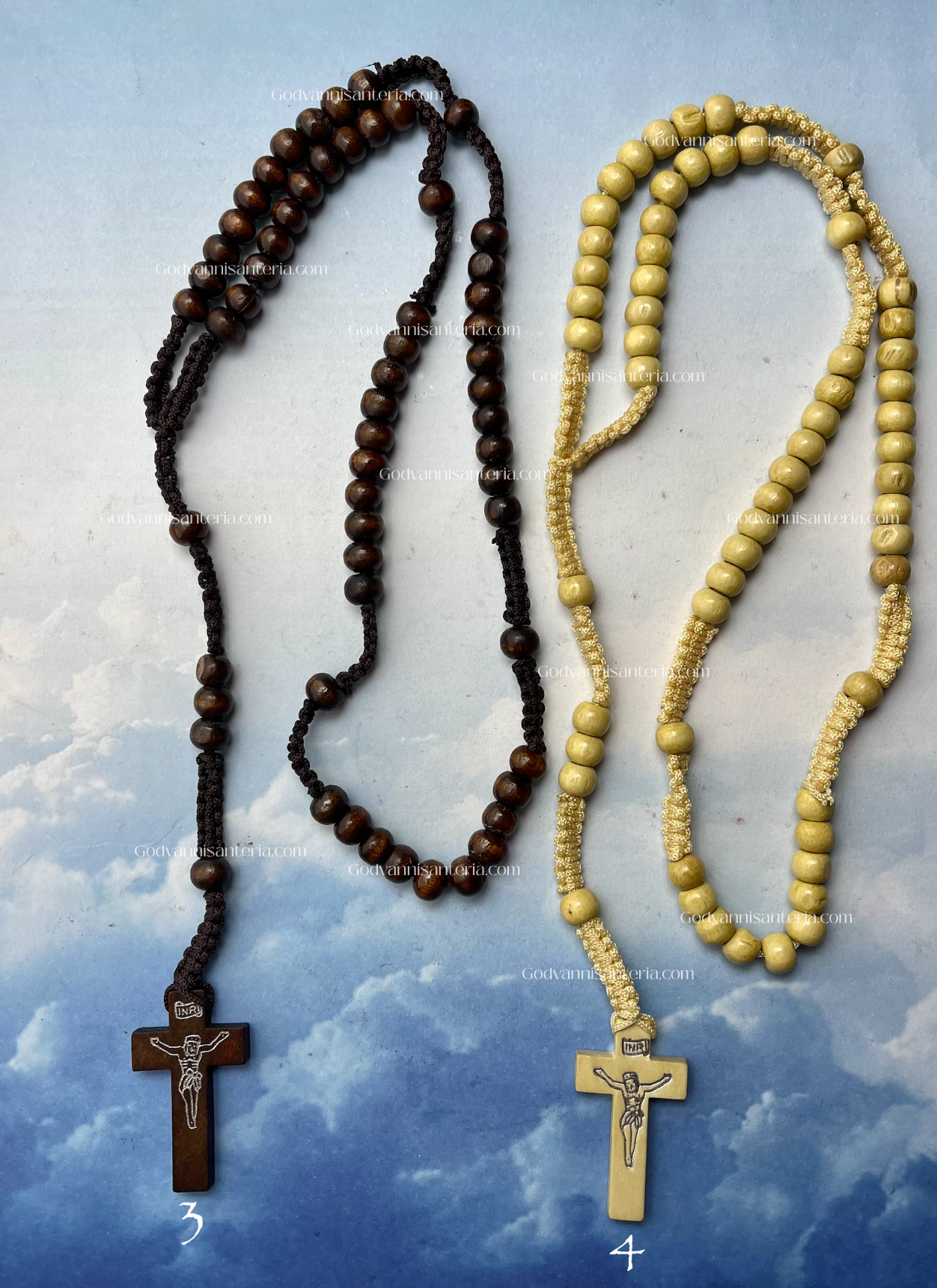 Cross Rosaries/Rosarios Cruz