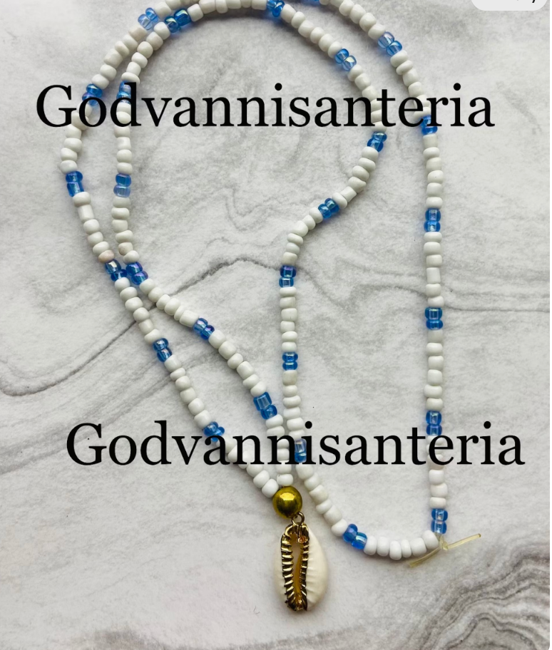 Yemaya Orisha Necklace/Collar Orisha Yemaya