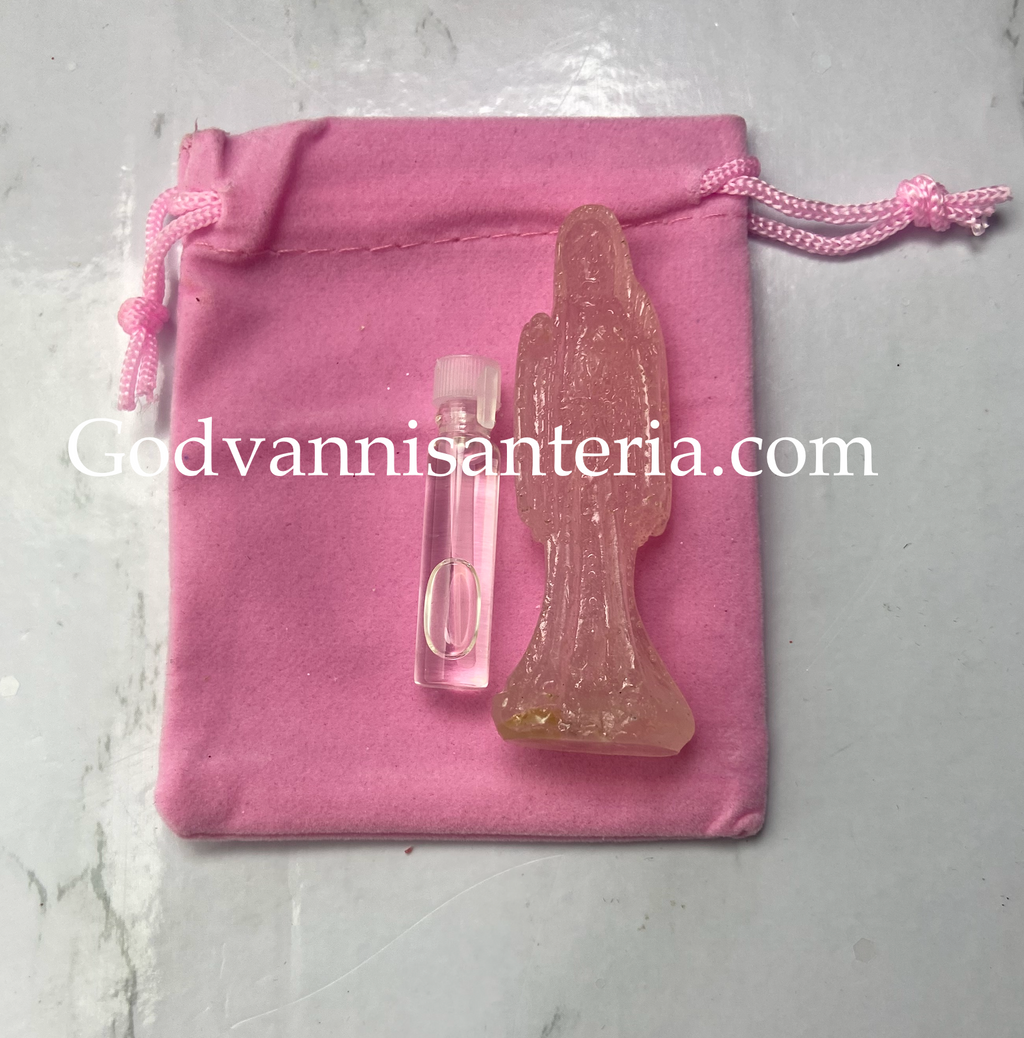 Amulet Pink Holy Death/Amuleto Rosa Santa Muerte