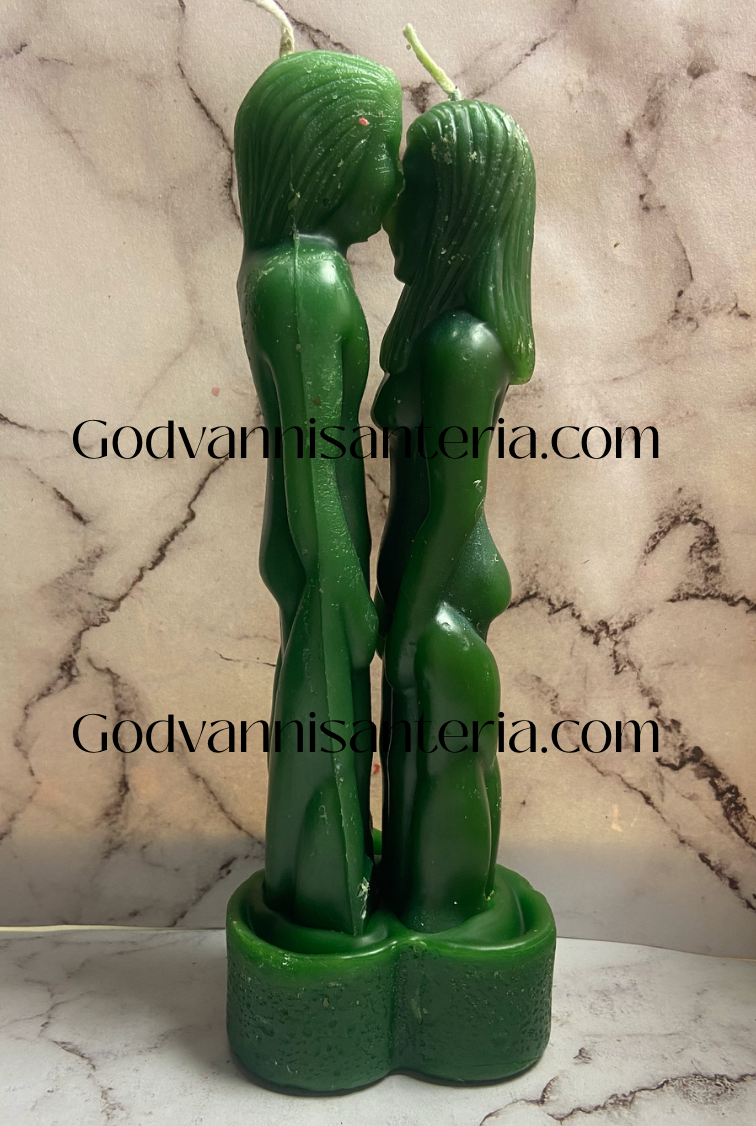 Heart Couple Candles/Velas Corazon Pareja