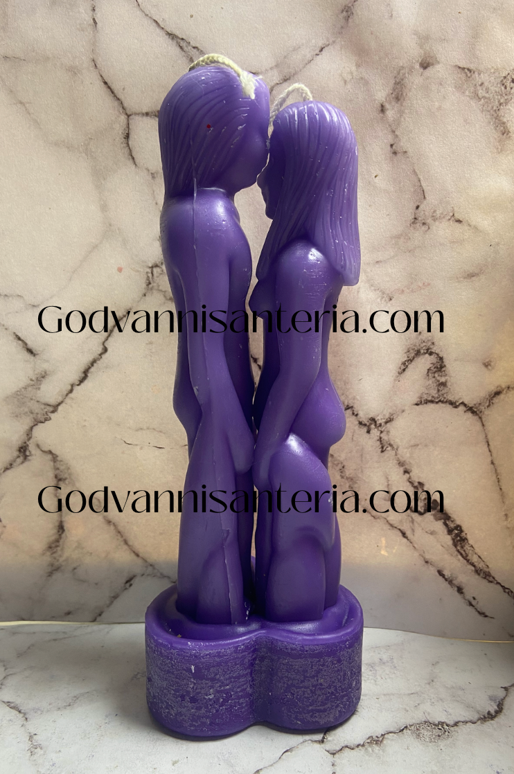 Heart Couple Candles/Velas Corazon Pareja
