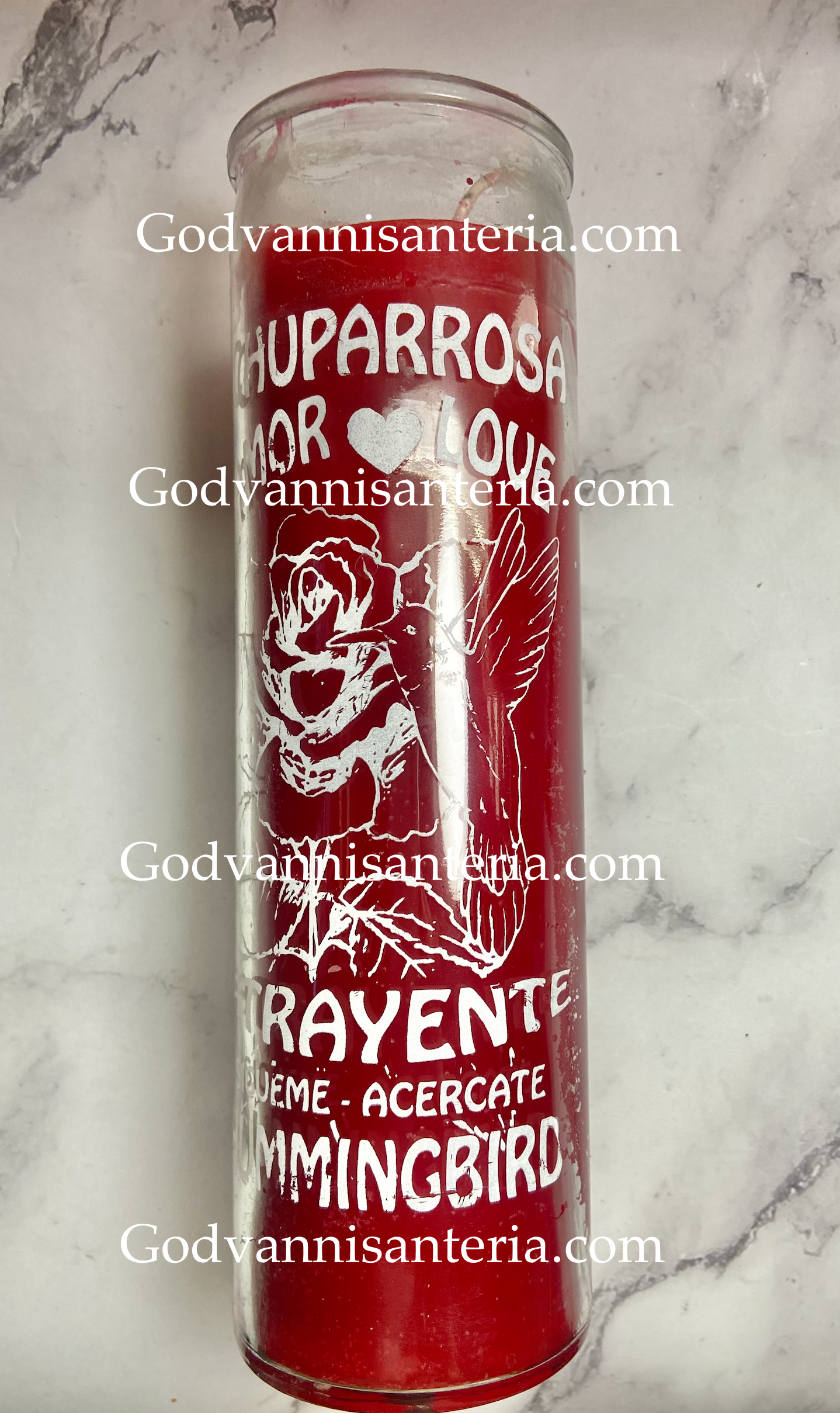 Hummingbird Red Candle/Vela Roja Chuparrosa
