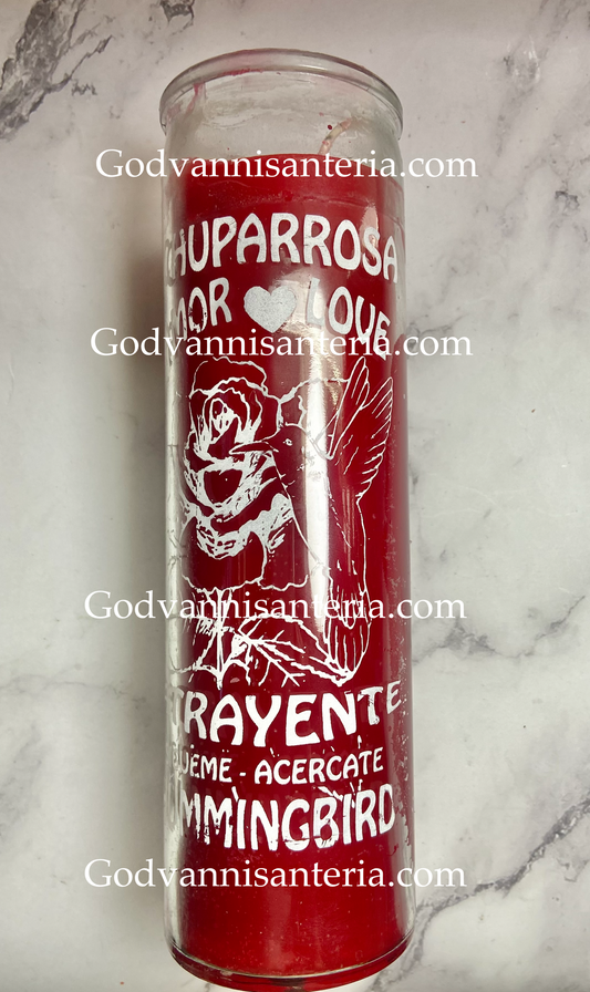 Hummingbird Red Candle/Vela Roja Chuparrosa