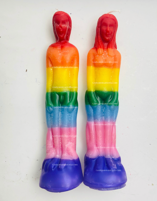 7 Color Figure Candles