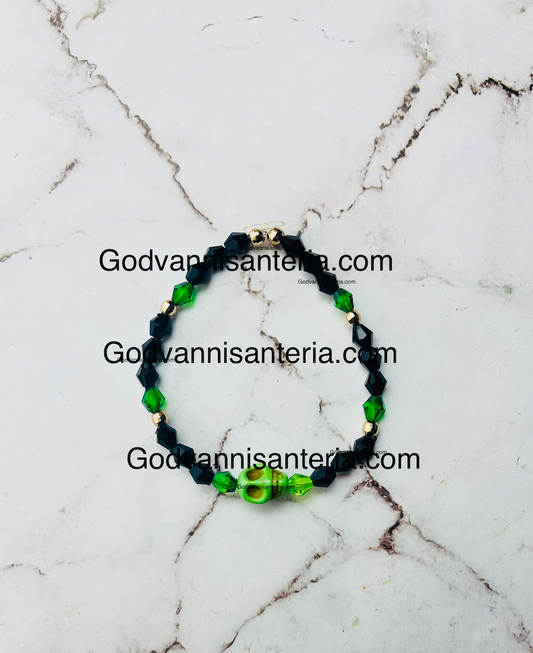 Holy Death Protection Bracelet/Pulsera Santa Muerte Protección