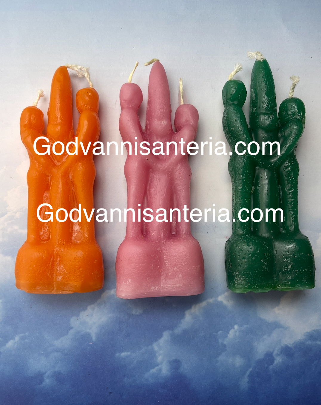 Mini Couple Candles Love/Velas Mini Pareja Amor