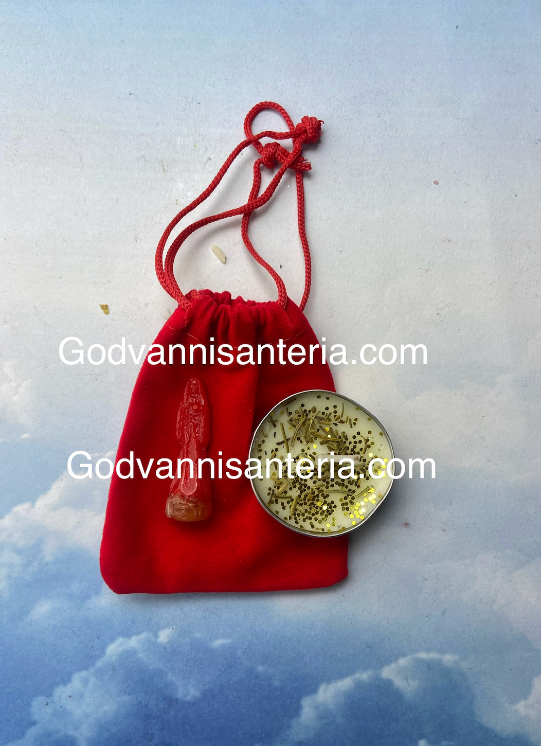 Amulet Holy Death 1"Statues/Amuletos Santa Muerte 1" Pulgada