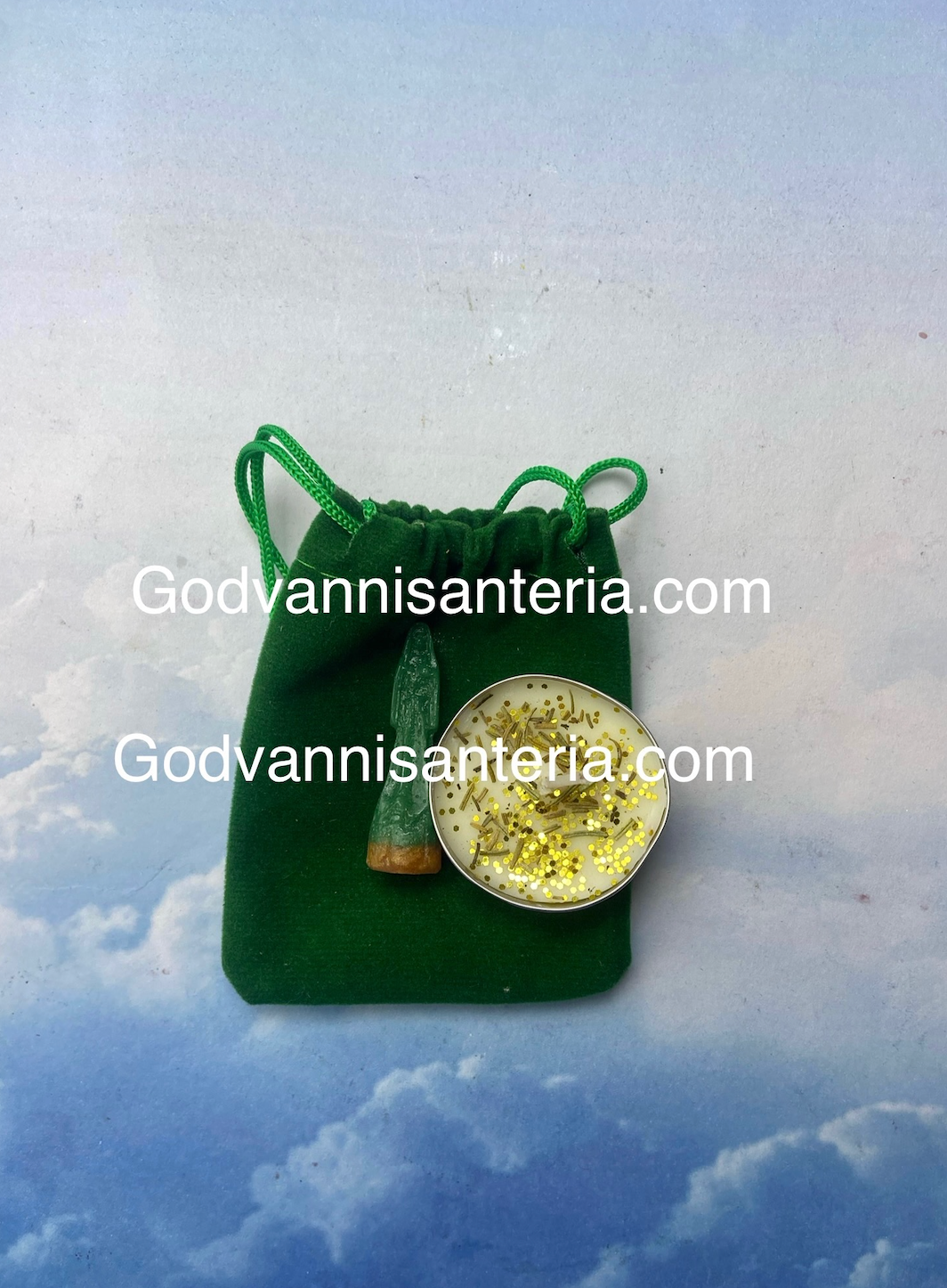 Amulet Holy Death 1"Statues/Amuletos Santa Muerte 1" Pulgada