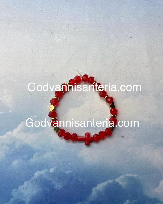 Cross Heart Bracelet/Pulsera Corazon Cruz