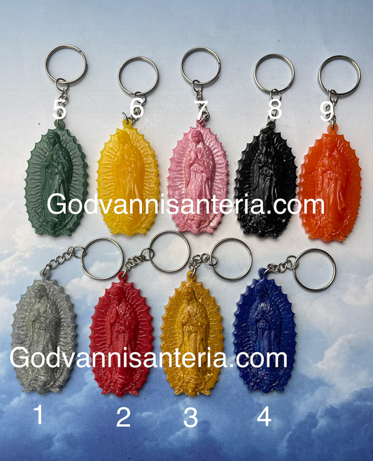 Virgin Guadalupe Keychains/Llaveros Virgen Guadalupe