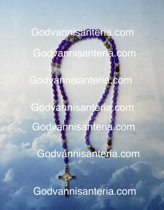 Purple Rosary/Rosario Morado