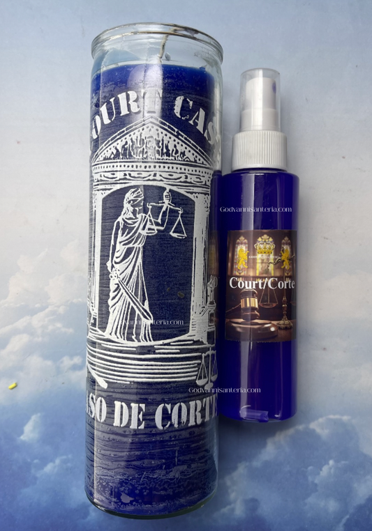 Court Candle Set/Conjunto Vela Corte