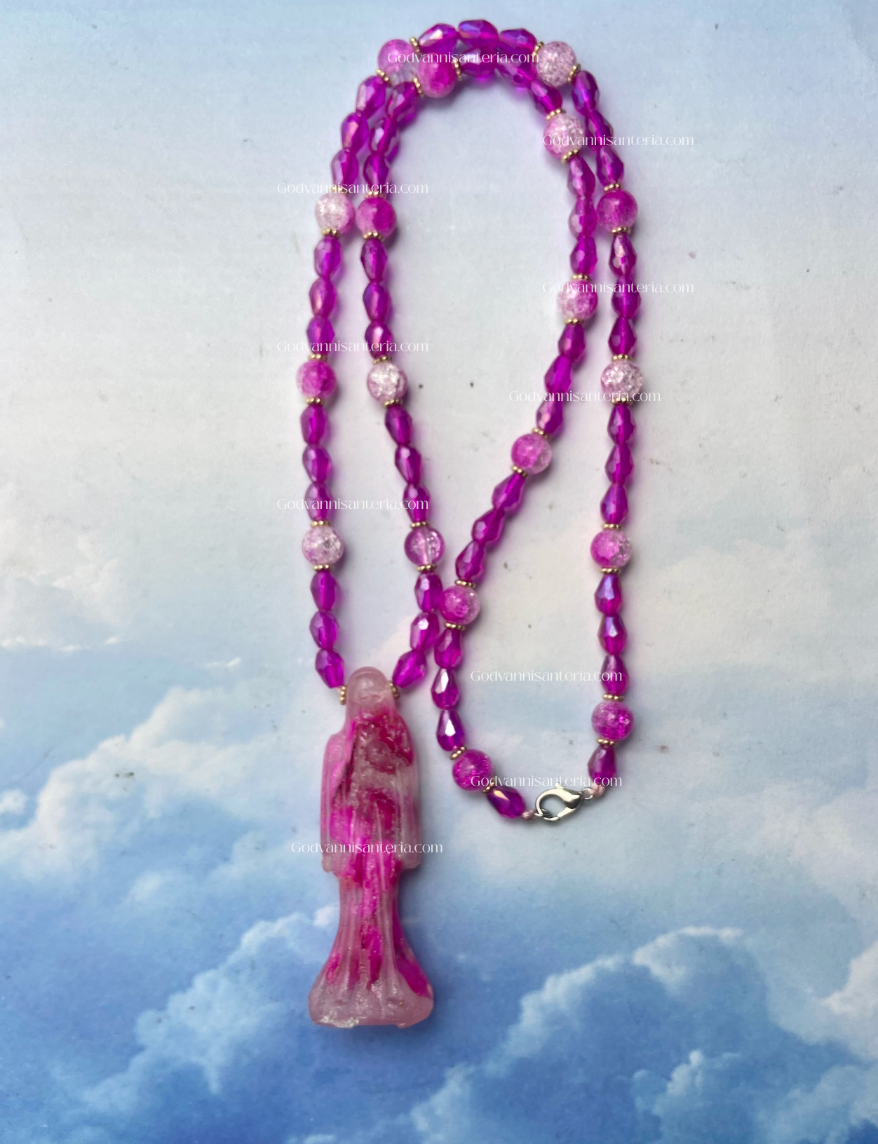 Holy Death Necklace/Collar Santa Muerte
