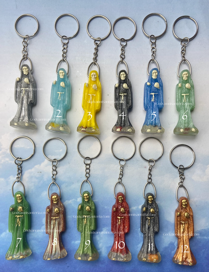 Holy Death Keychains/Llaveros Santa Muerte