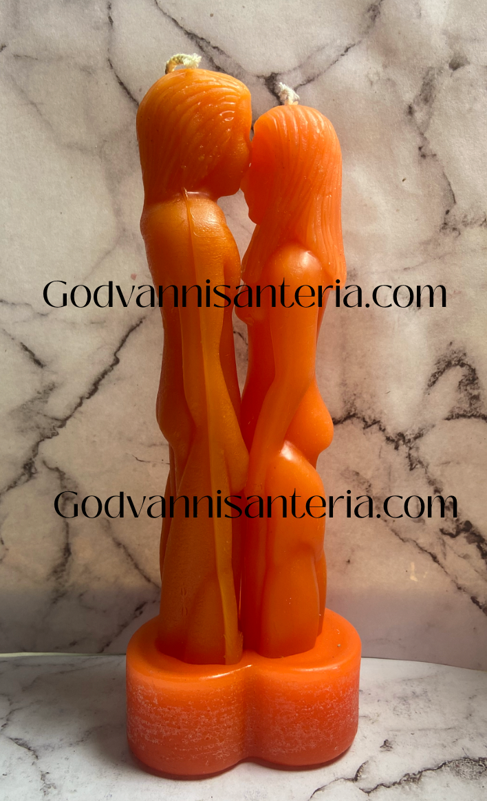 Heart Couple Candles/Velas Corazon Pareja